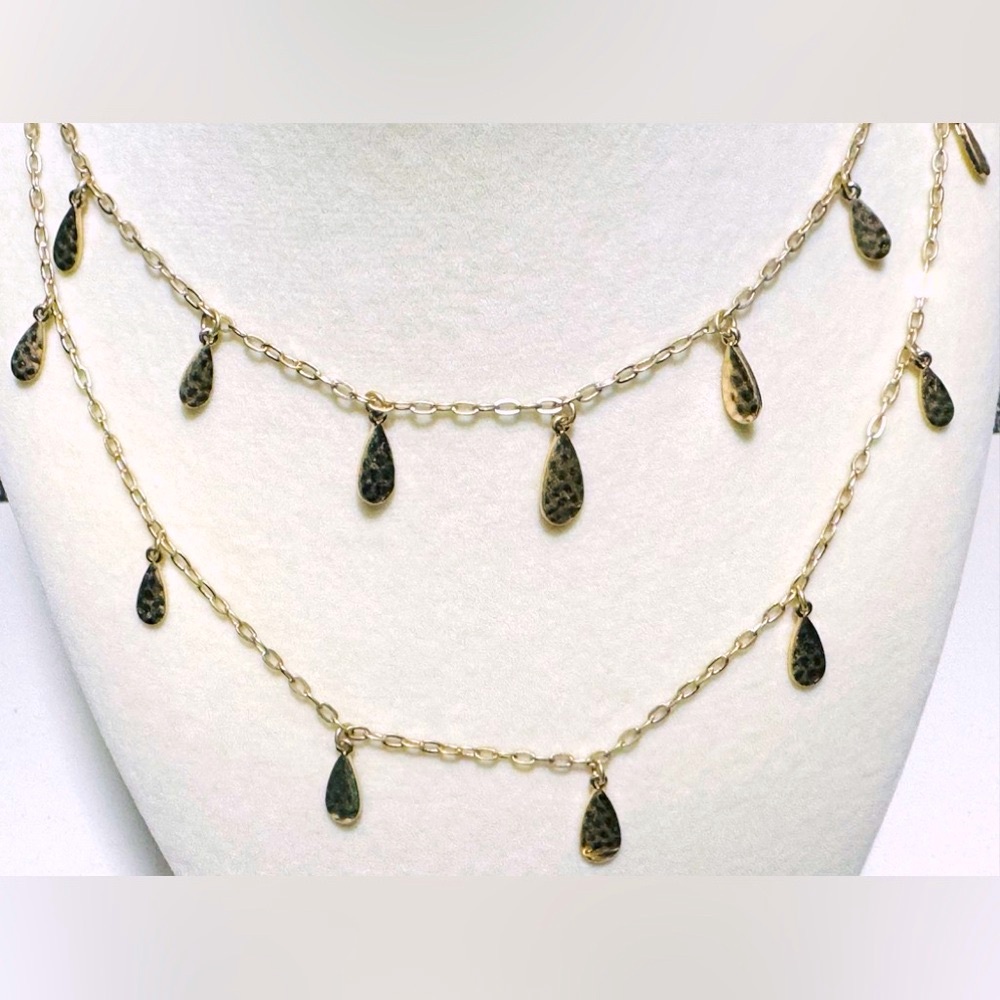 Melrose & Market Teardrop Necklace & Earrings NWT